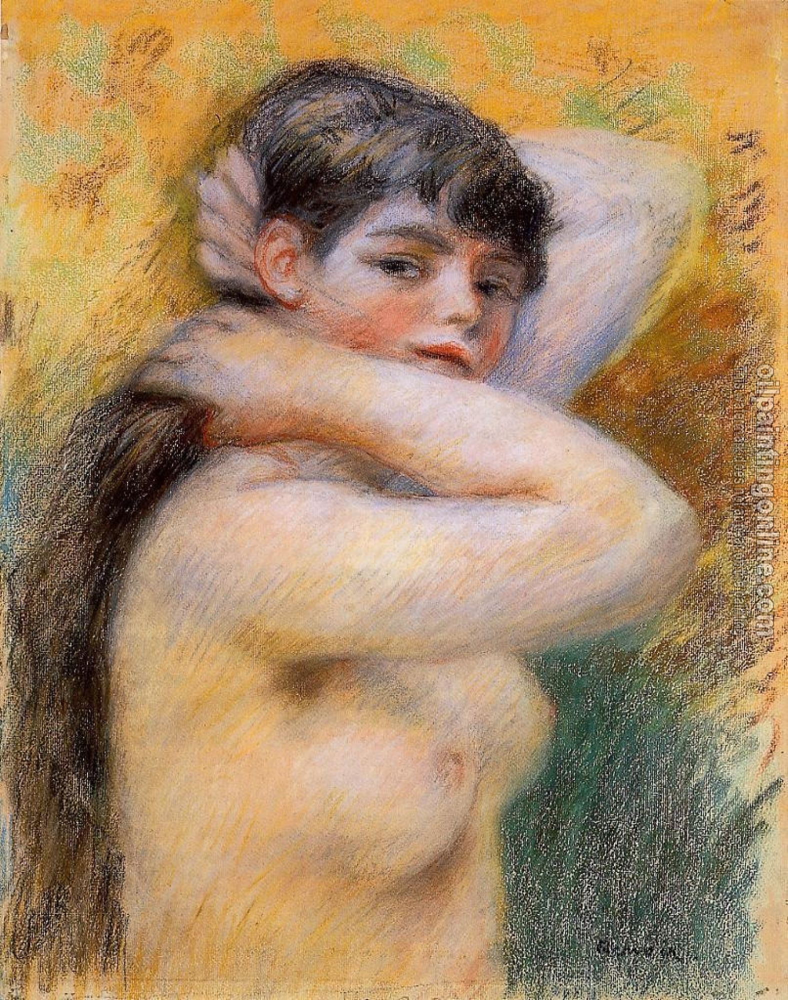 Renoir, Pierre Auguste - Young Woman at Her Toilette